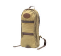 The double zipper opening design allows the pack to open the full length of the pack, and allows for a water tube from a bladder to exit out of the top of the pack.