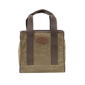 Strong webbed cotton handles that are sewn all the way to the bottom of the bag for additional strength when carrying heavy loads.