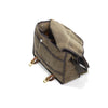 Under the main lid are several pockets facing the front. 
