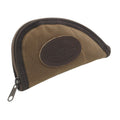 Made with durable water resistant waxed canvas.