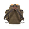 The heavy duty padded shoulder straps are attached with premium leather, stitching, and rivets to ensure a secure attachment.