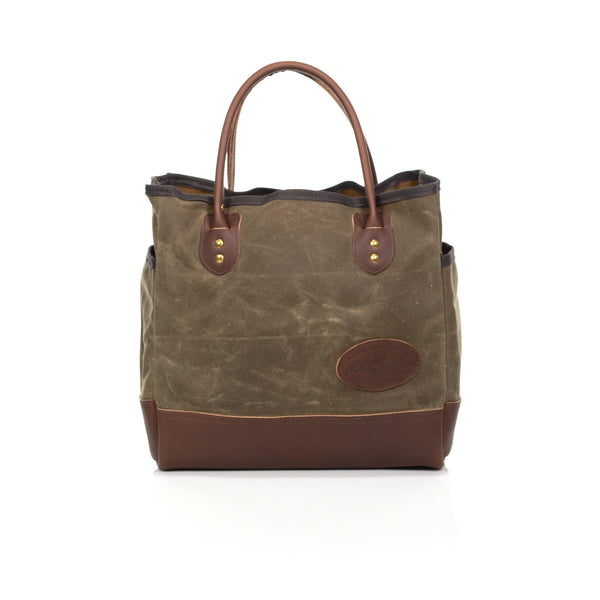 The waxed canvas used is also water resistant to rain and inside spills.