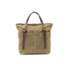 Made with waxed canvas, premium leather and solid brass.