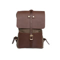 The Lookout Dagget Day Pack is made with a premium leather flap closure and buckle system.