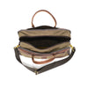 A heavy duty coiled zipper on the interior opening keeps your supplies secure inside the substantial brief.