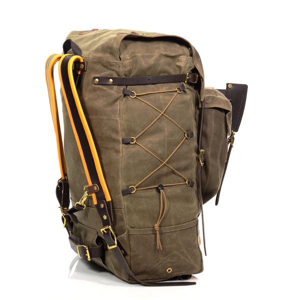 The largest size comes with a waist belt and the other two sizes have a waist belt sleeve for the addition of a waist belt.