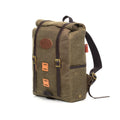The Arrowhead backpack comes with side slip pockets, high quality brass buckles on the closure straps and shoulder straps.