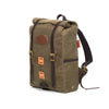 The Arrowhead backpack comes with side slip pockets, high quality brass buckles on the closure straps and shoulder straps.