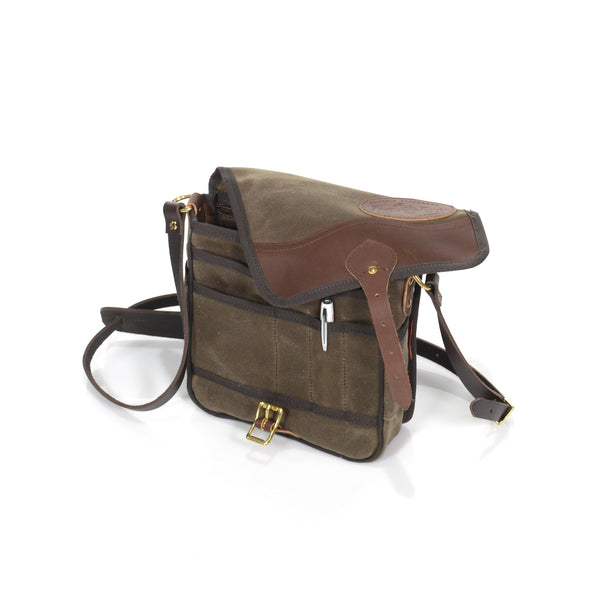 There is one large slip pocket on the front followed by multiple smaller slip pockets in front for pens and small accessories. 