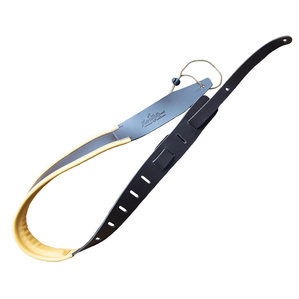 Buckskin Padded Leather Guitar Strap