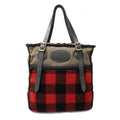 Temperance Tote - Red Plaid