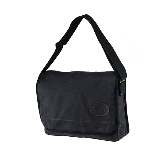 Also made in our Heritage Black waxed canvas and still with our high-end materials.