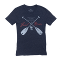 Women's Navy Crossed Paddles T-Shirt