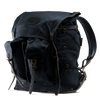 The sides of this pack have a cord and barrel tie town system that can be used to cinch down the sides a bit when the load is not quite so big.