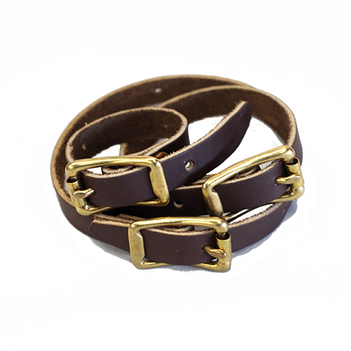 Premium leather straps to replace or add to almost any of our bike bags and packs,  made with solid brass, and premium leather.